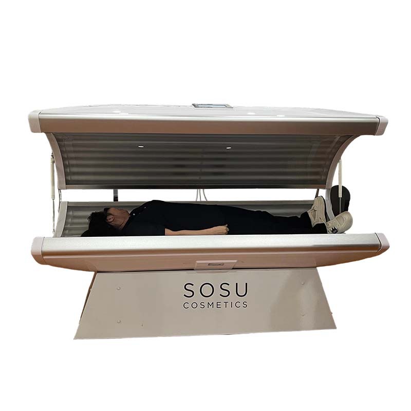Spa Wellness Salon - เตียงอาบแดดอะคริลิก – ตู้อาบแดด UV แนวนอนและแนวตั้ง สำหรับร้านเสริมสวย