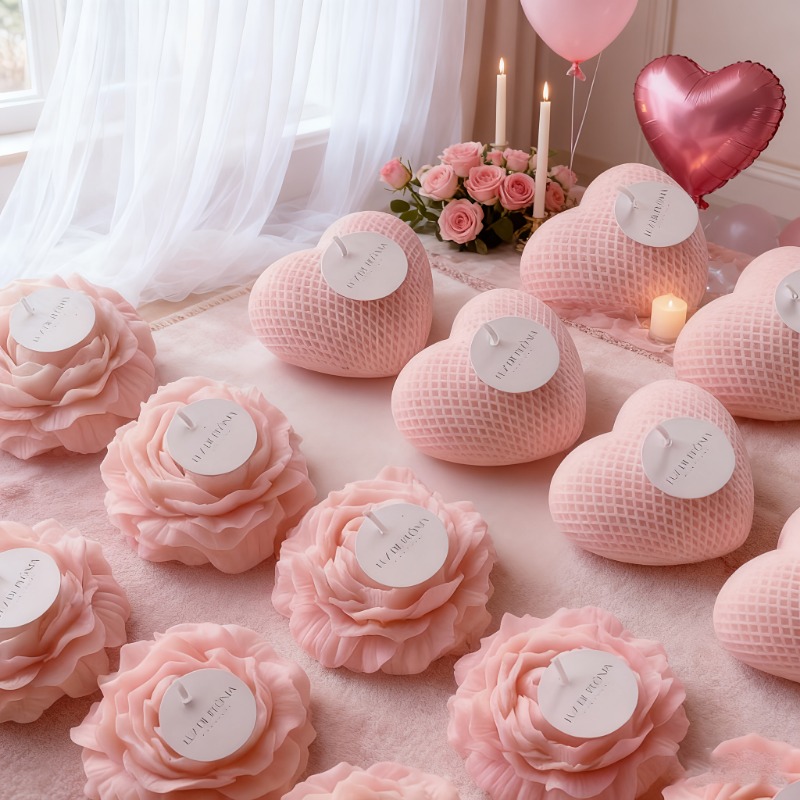 แม่พิมพ์ซิลิโคนรูปหัวใจลายดอกโ - Bath Bomb Mold บทวิจารณ์และราคา