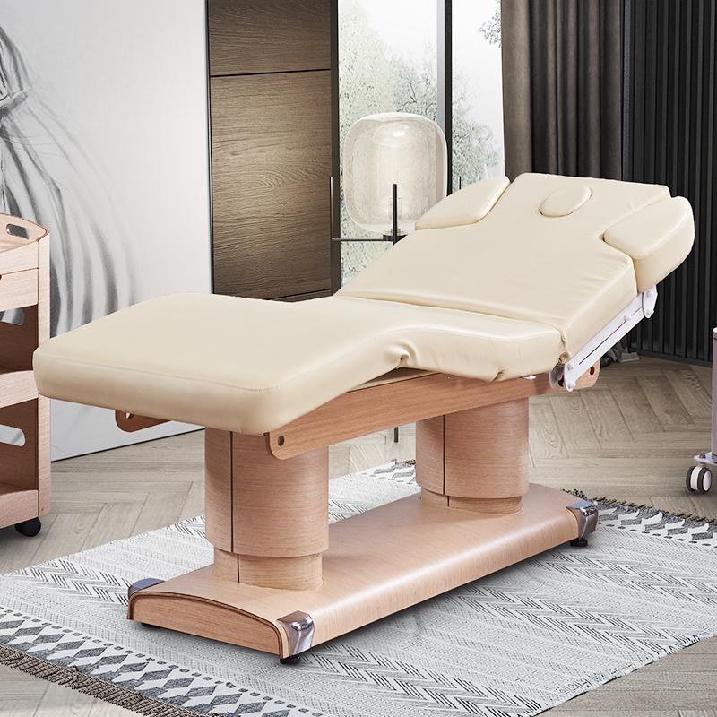 เตียงนวดไฟฟ้าฐานลายไม้สีตามสั่ - Spa Wellness Salon บทวิจารณ์และราคา