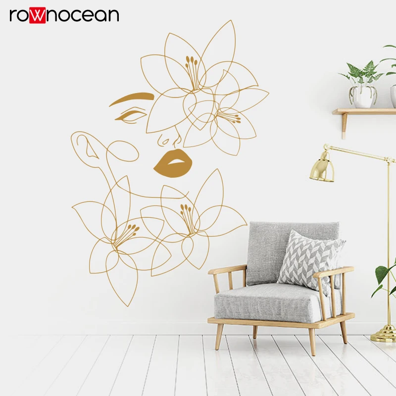 One Line Wall Decals Beauty Wa - Spa Wellness Salon บทวิจารณ์และราคา