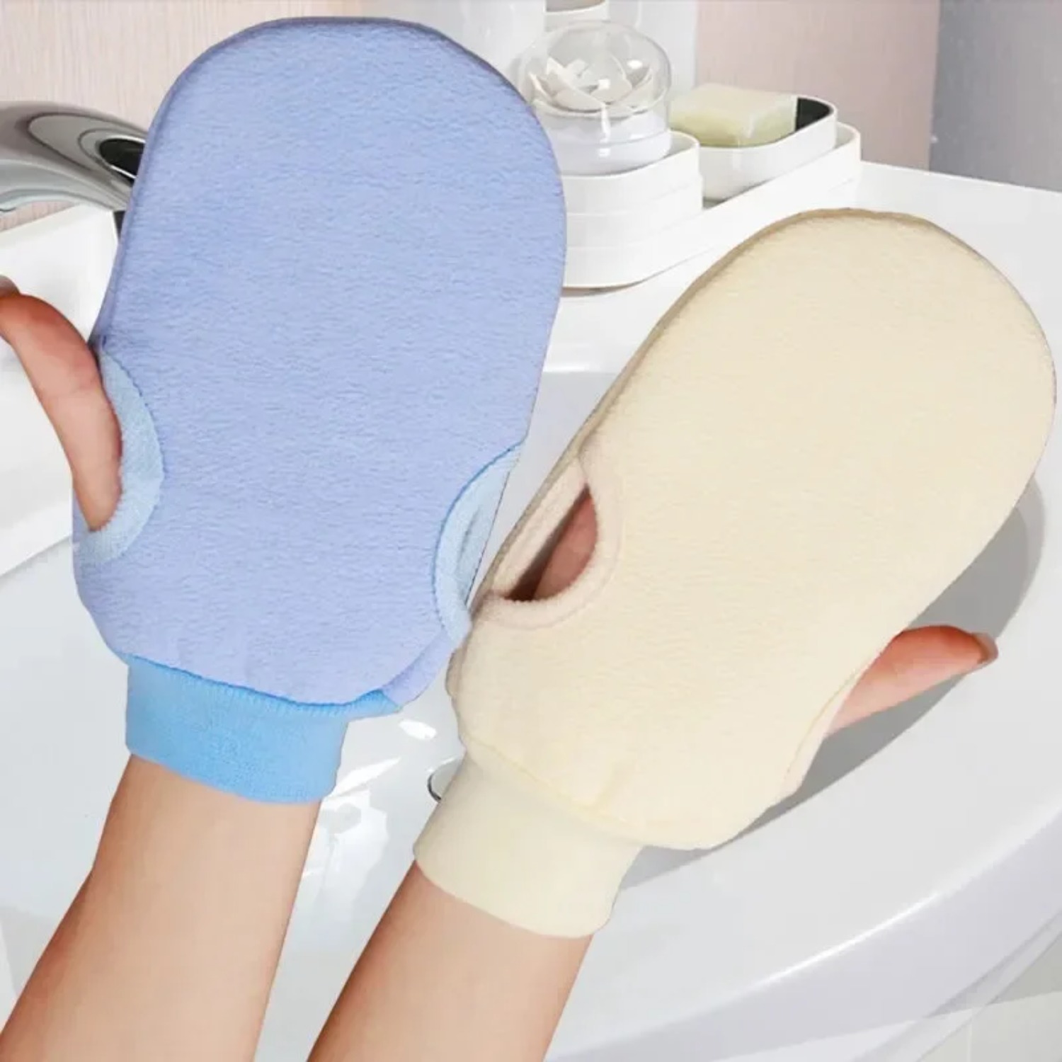 ถุงมือขัดผิวสำหรับอาบน้ำ สปา ข - Spa Wellness Locations บทวิจารณ์และราคา