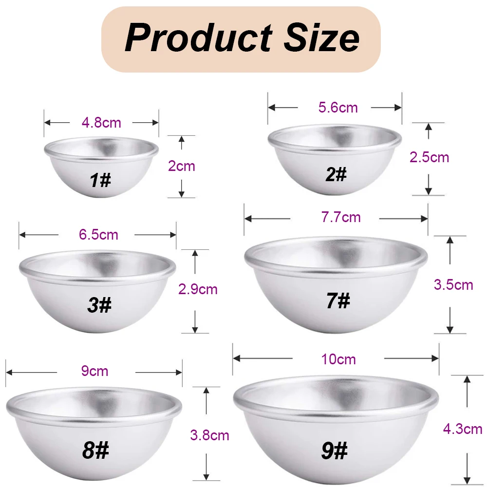 4 ชิ้น/ชุด แม่พิมพ์ลูกบอลทรงกล - Bath Bomb Mold บทวิจารณ์และราคา